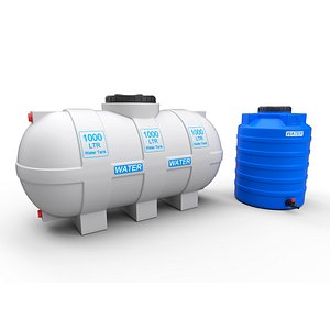 3D Plastic Tanks model