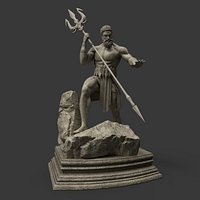 Poseidon Statue