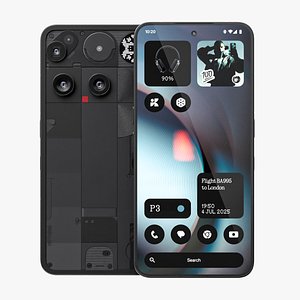 3D Nothing Phone 3 Black model