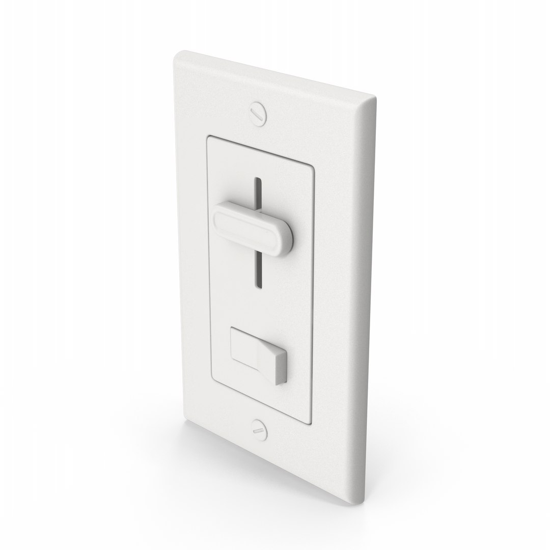 3D Dimmer Switch 2 - TurboSquid 2163898
