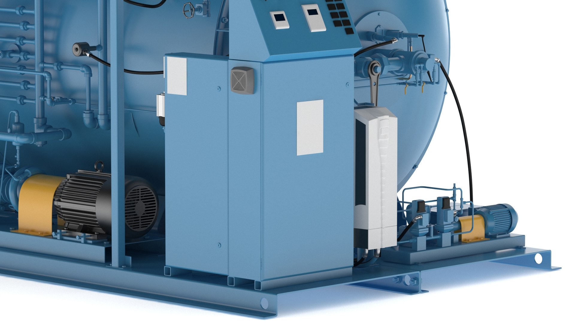 Steam Boiler model - TurboSquid 2166182