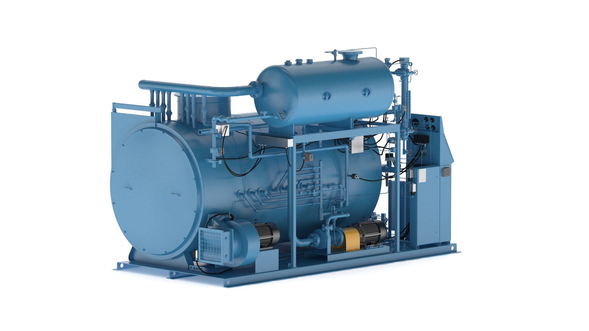 Steam Boiler model - TurboSquid 2166182
