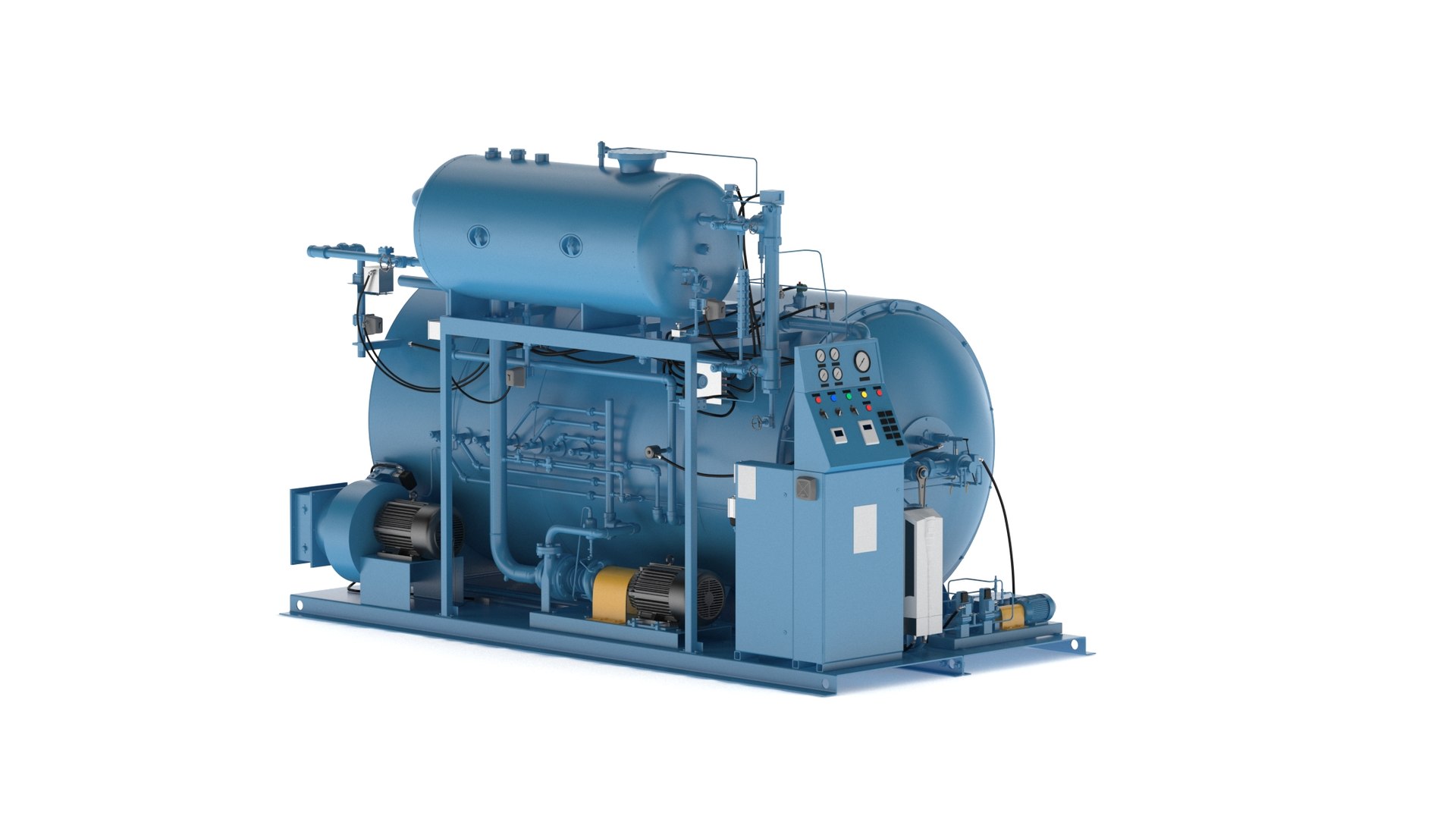 Steam Boiler model - TurboSquid 2166182