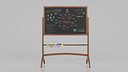 Dual-Sided Wooden Writing Board - Customizable Rectangular Blackboard and Greenboard