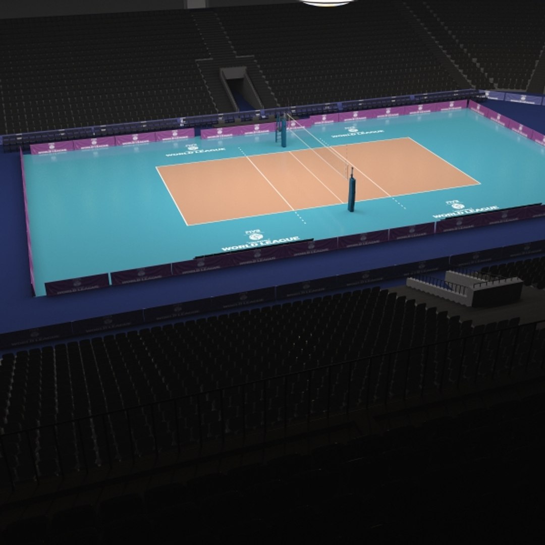Volleyball Arena 3D Model TurboSquid 1183288