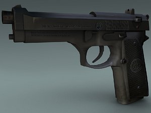 3d beretta gun model