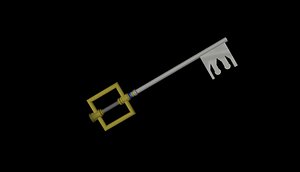 3d model keyblade kingdom hearts