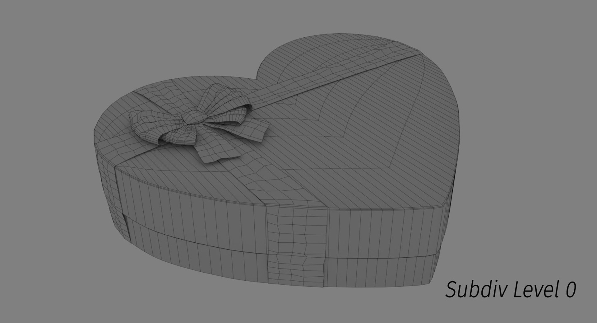 3D Gift Box Heart - TurboSquid 1236243