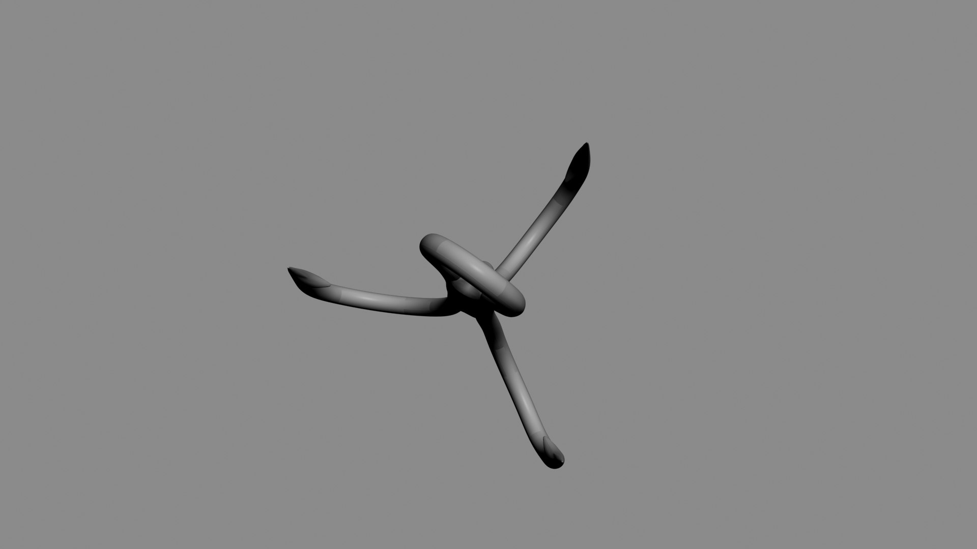 3d treble hook model