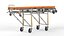Trolley emergency wheeled hospital bed