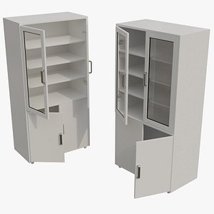 3D Medical Cabinet 1 Basic