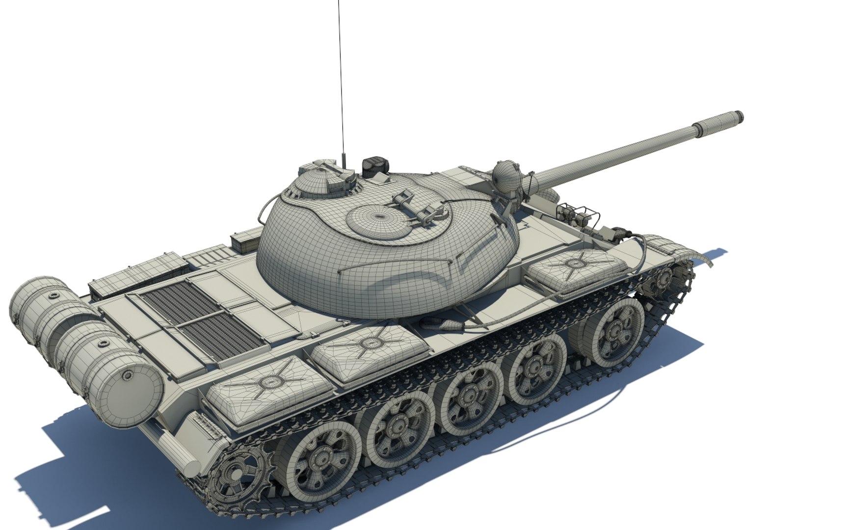 3ds Max Tank T-55