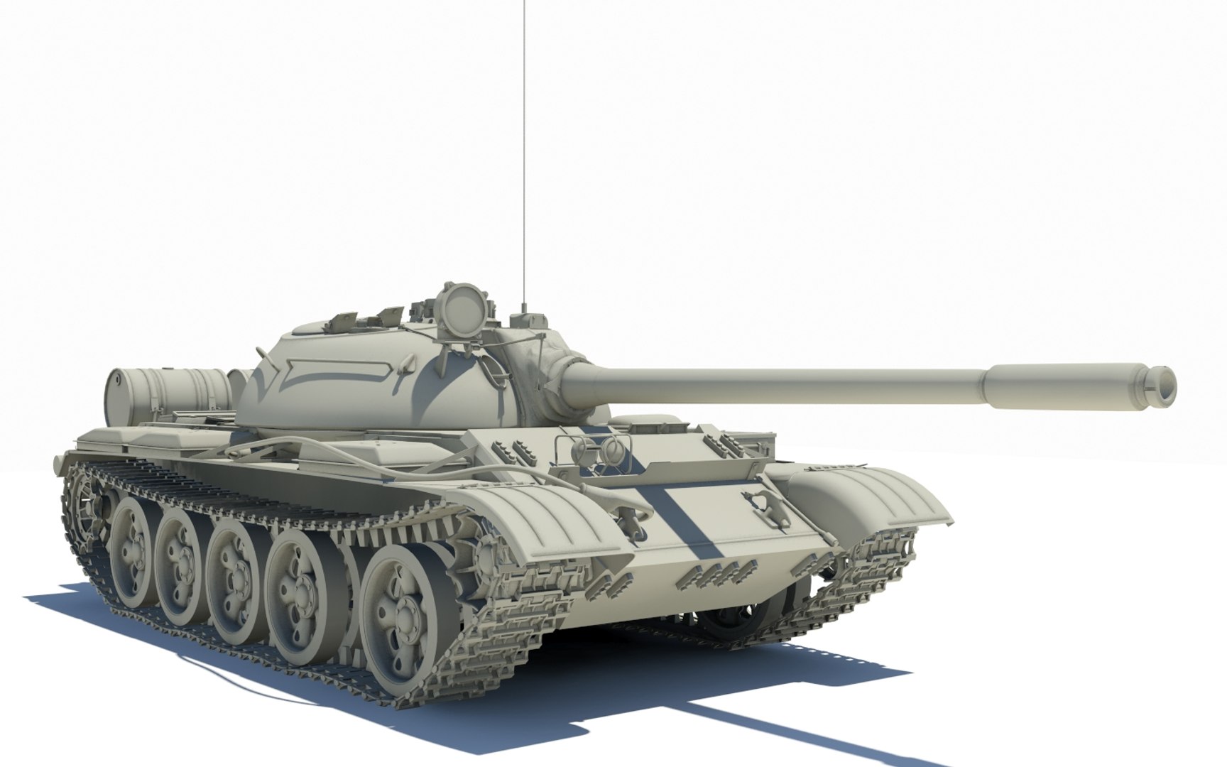 3ds Max Tank T-55