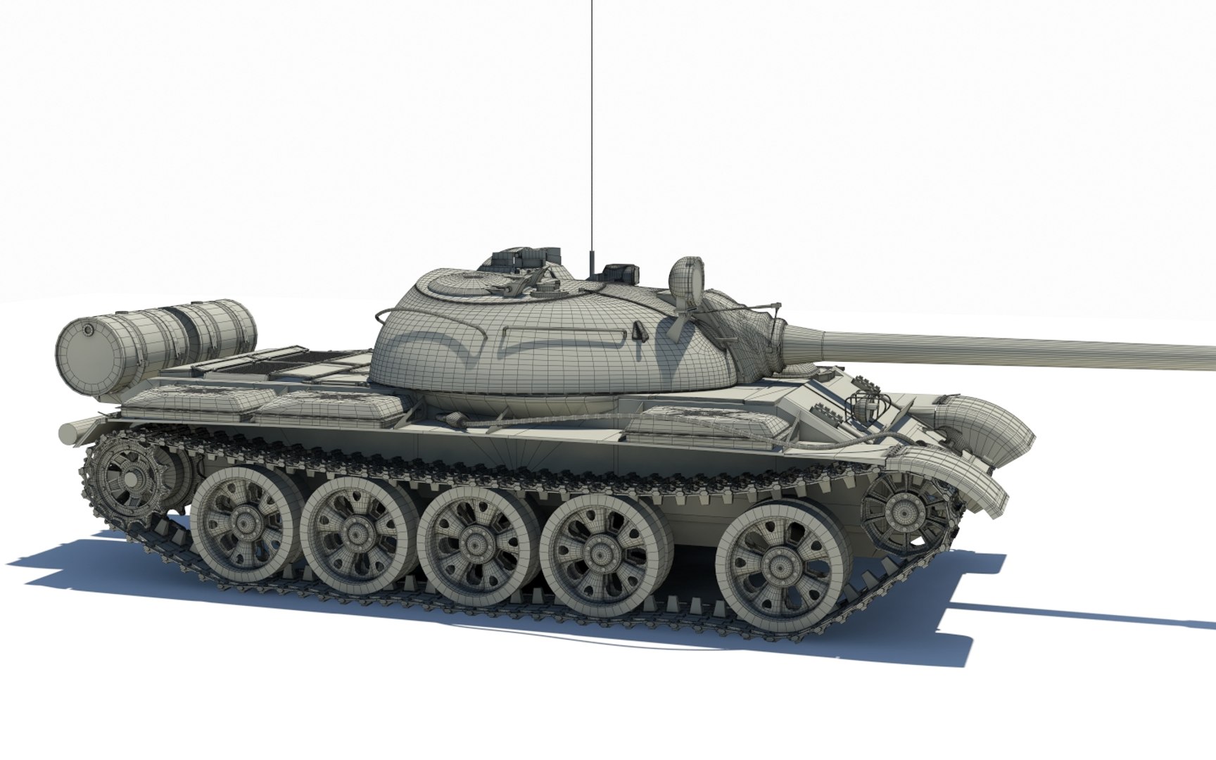 3ds Max Tank T-55