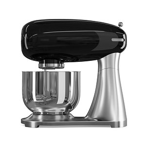 black food processor 3D model