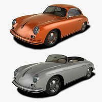 Porsche 356A Coupe and Speedster