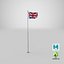 British Flags and Big Ben Collection V1 3D model