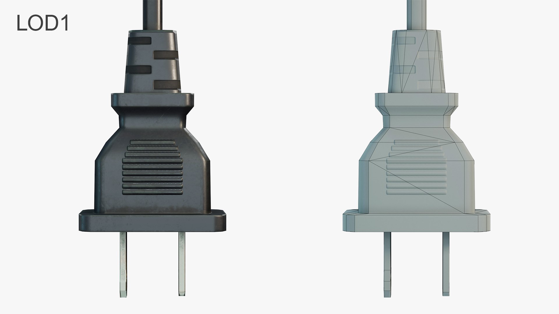 Electrical Plug Type A 3D Model - TurboSquid 2276355