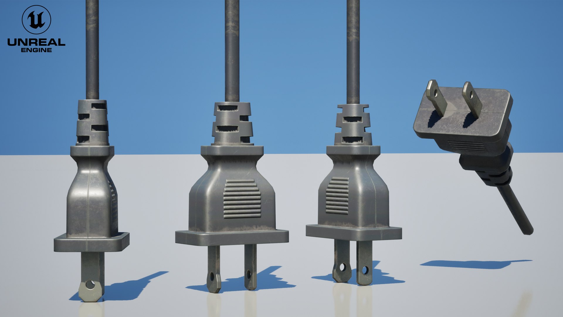Electrical Plug Type A 3D Model - TurboSquid 2276355