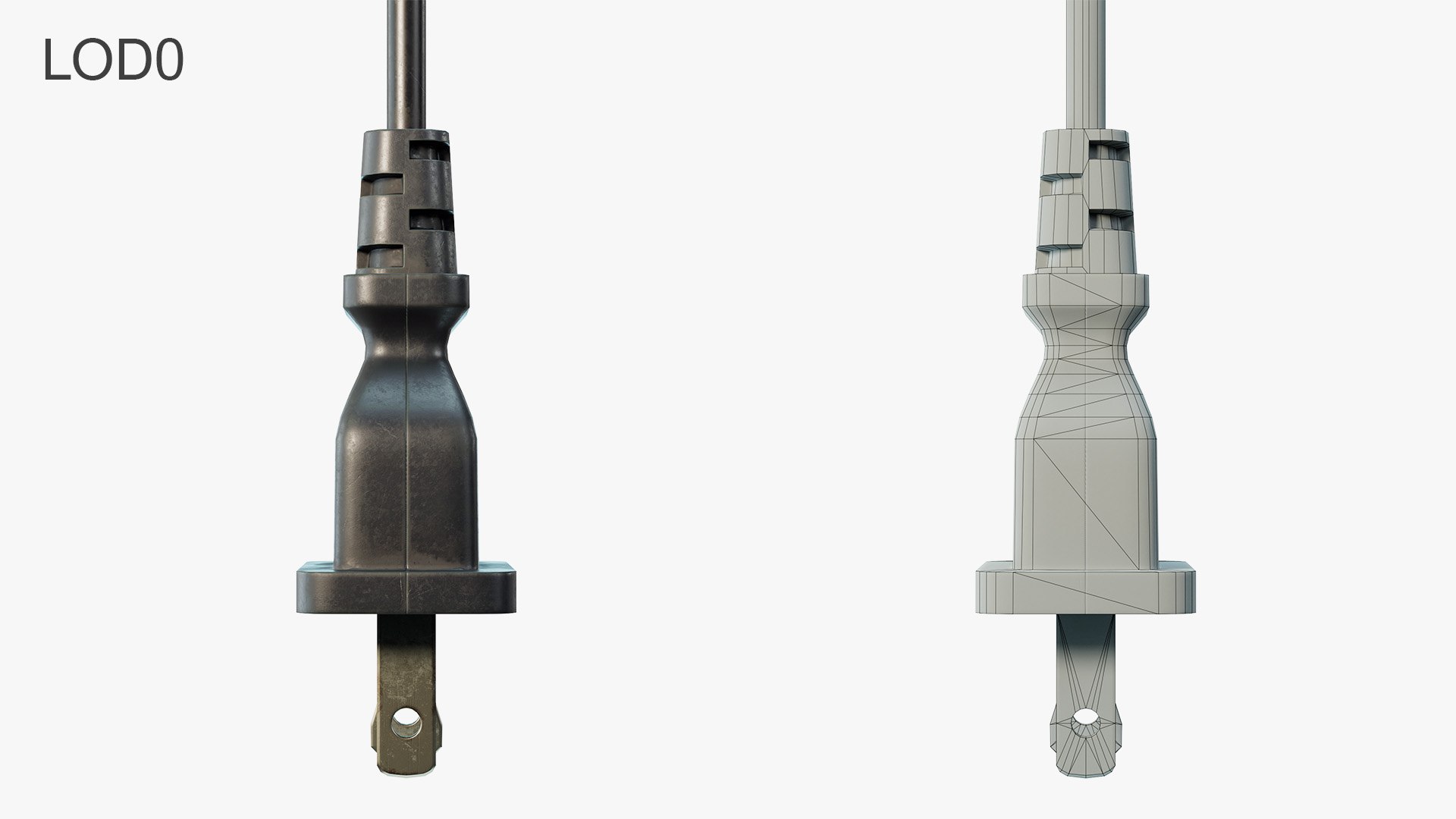 Electrical Plug Type A 3D Model - TurboSquid 2276355
