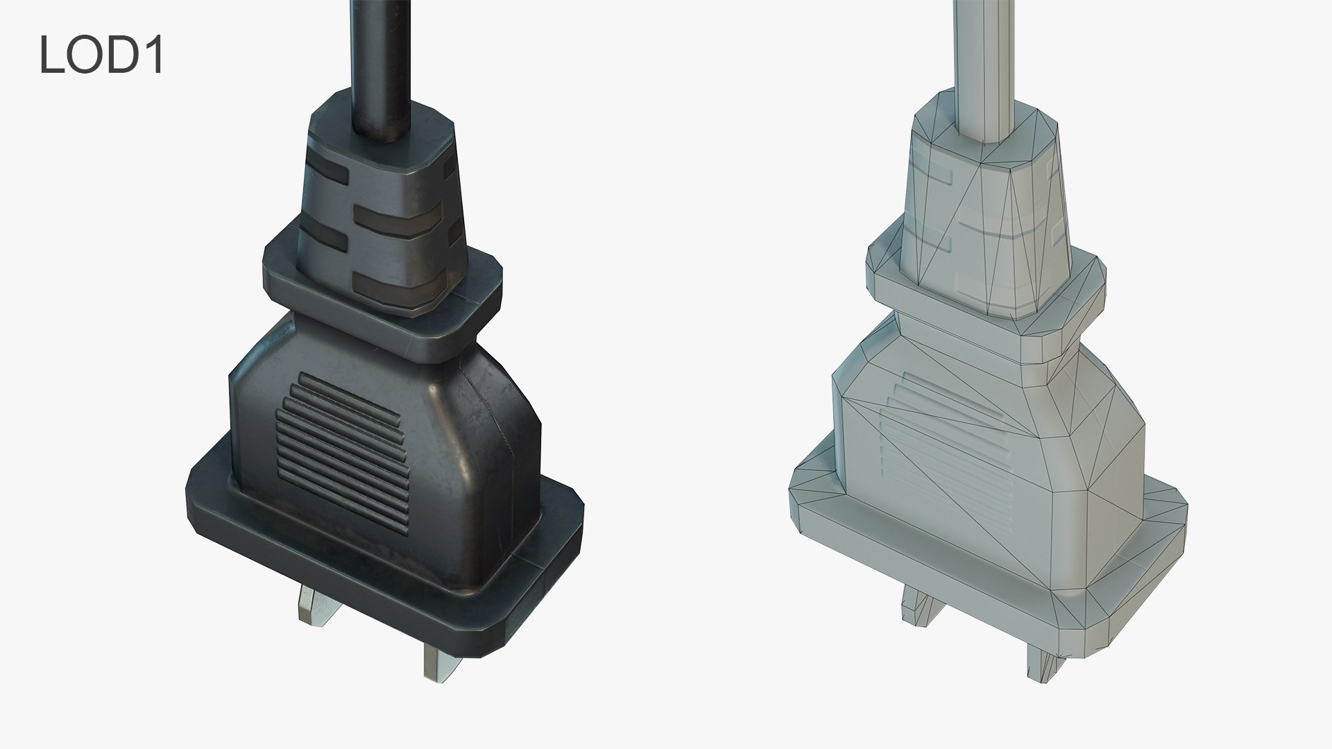 Electrical Plug Type A 3D Model - TurboSquid 2276355