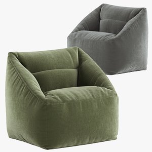 Better Homes Gardens Dream Bean Patio Bean Bag Chair 3D