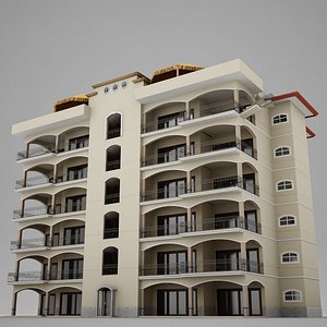 tropical latin beach tower 3d max