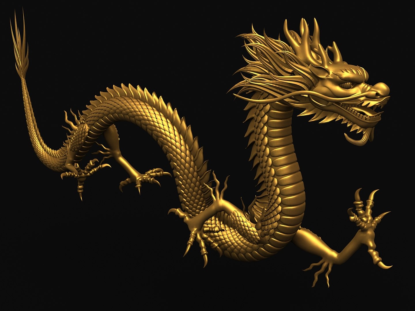 3d Ancient Dragon Chinese