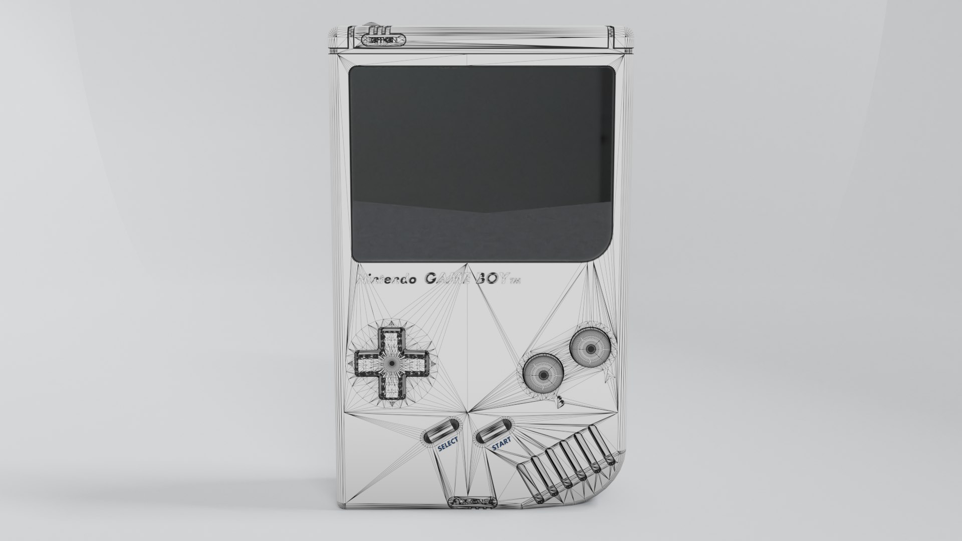 Nintendo Gameboy 3D Model - TurboSquid 1611919