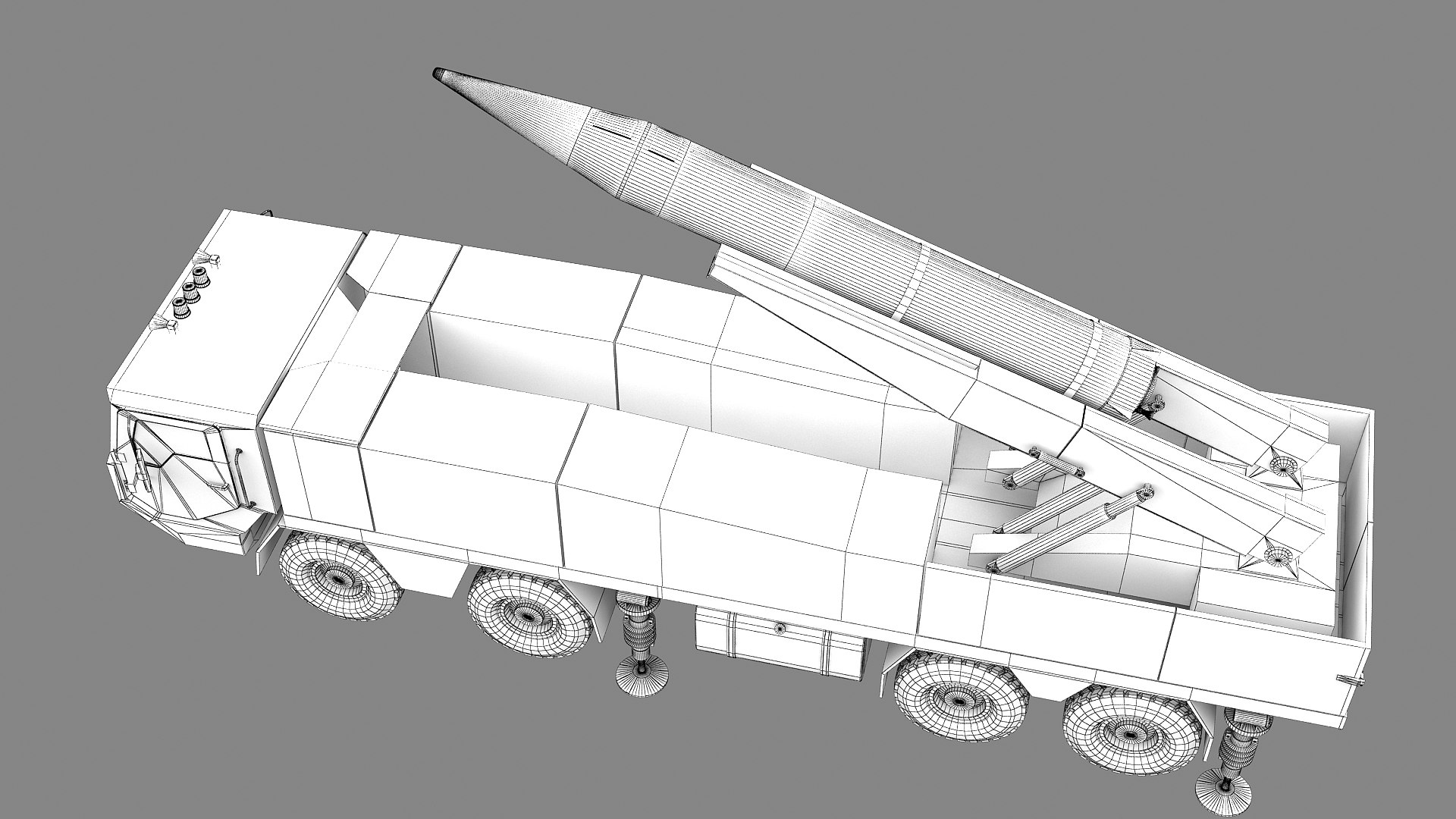 3D Khorramshahr Kheibar Missile Launcher Vehicle https://p.turbosquid.com/ts-thumb/r0/kPhY1B/Bg/wire_010003/jpg/1765254913/1920x1080/fit_q87/86e961e0fa4d258a8bc631c40094f067c8435dc6/wire_010003.jpg