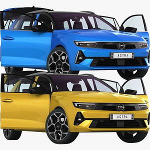 Opel Astra 2022 Opening doors and trunk Collection