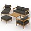 collection de meubles de patio en bois MAX