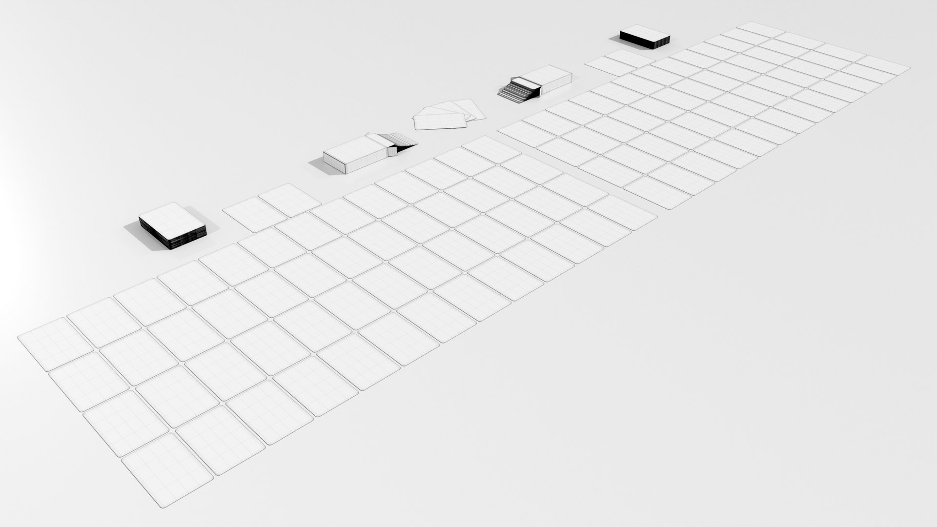 3D Model Standard 52card Deck Of Frenchsuited Playing Cards