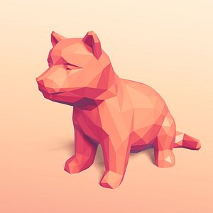 3D model Cartoon Dog - Puppy