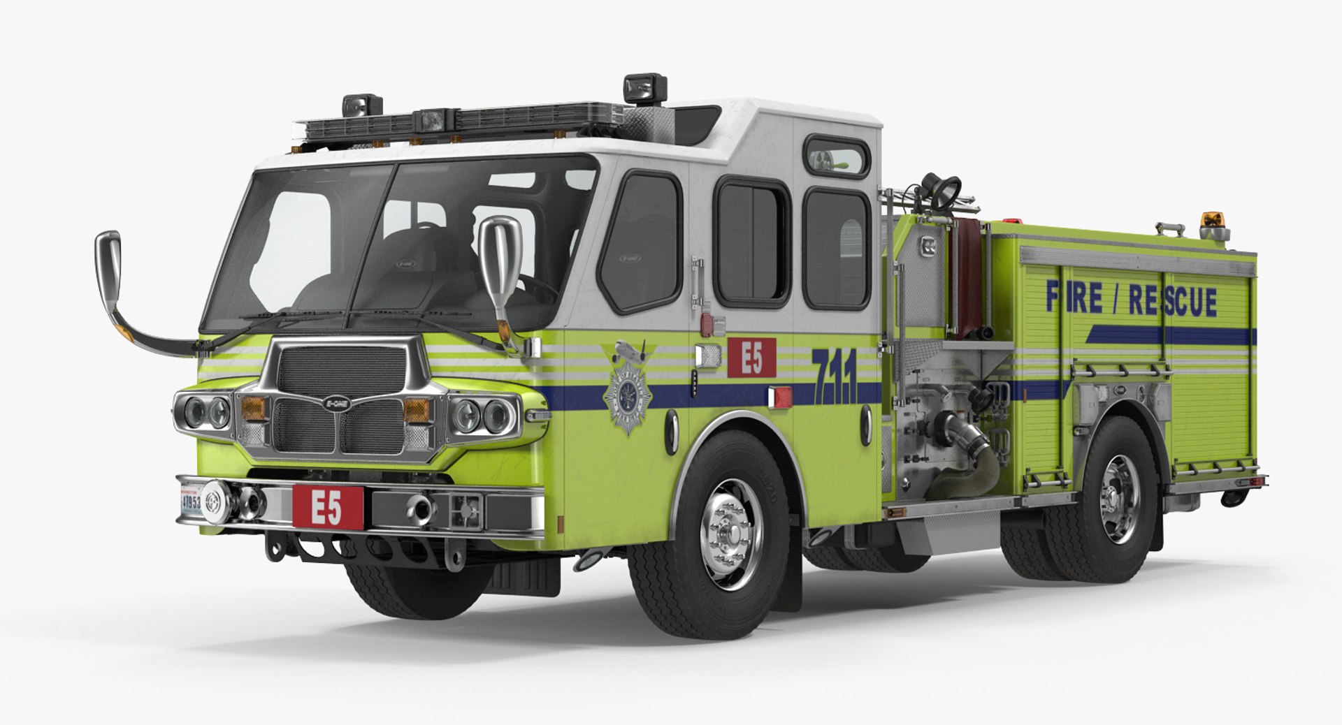 Department E-one Quest Pumper C4d