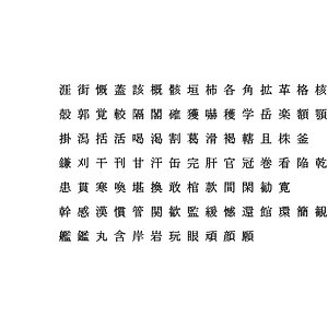 chinese ms mincho font 3D model
