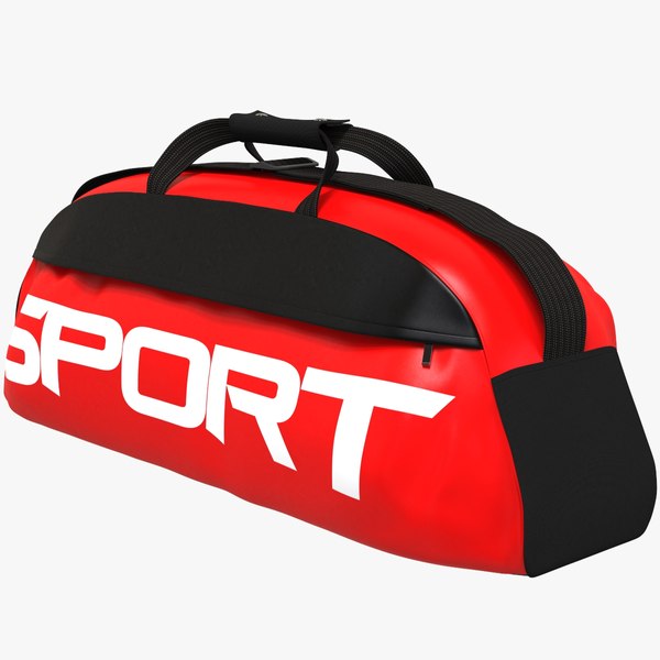 3D Sport Bag model