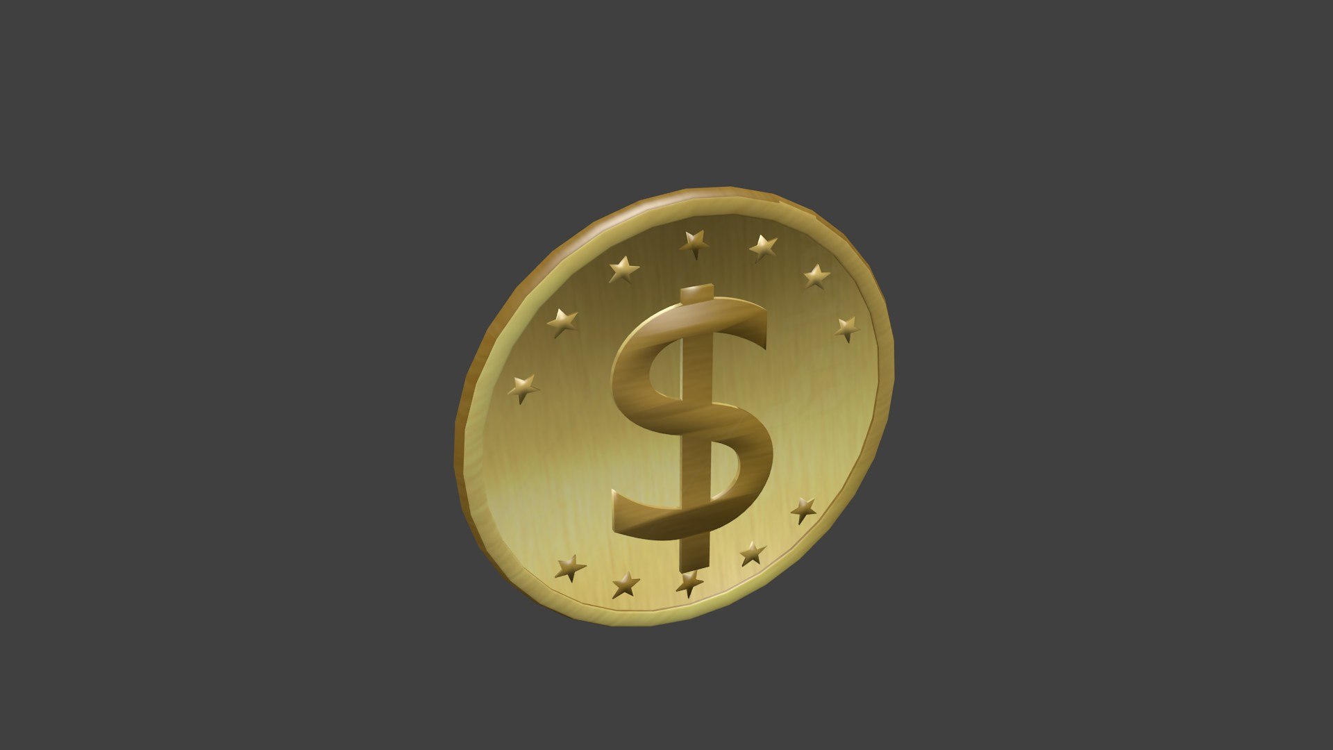 3D Gold Coin Model - TurboSquid 1352021