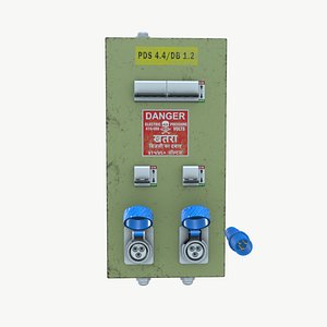 3D Electric Box with plug