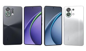 OPPO K13 Turbo Pro Black Warrior And OPPO K13 Turbo Knight White model