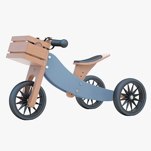 Kinderfeets Tiny Tot Blue with Bike Crate