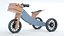 Kinderfeets Tiny Tot Blu con Cassetta per Bici