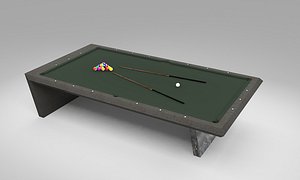 billiards hobby 3D model