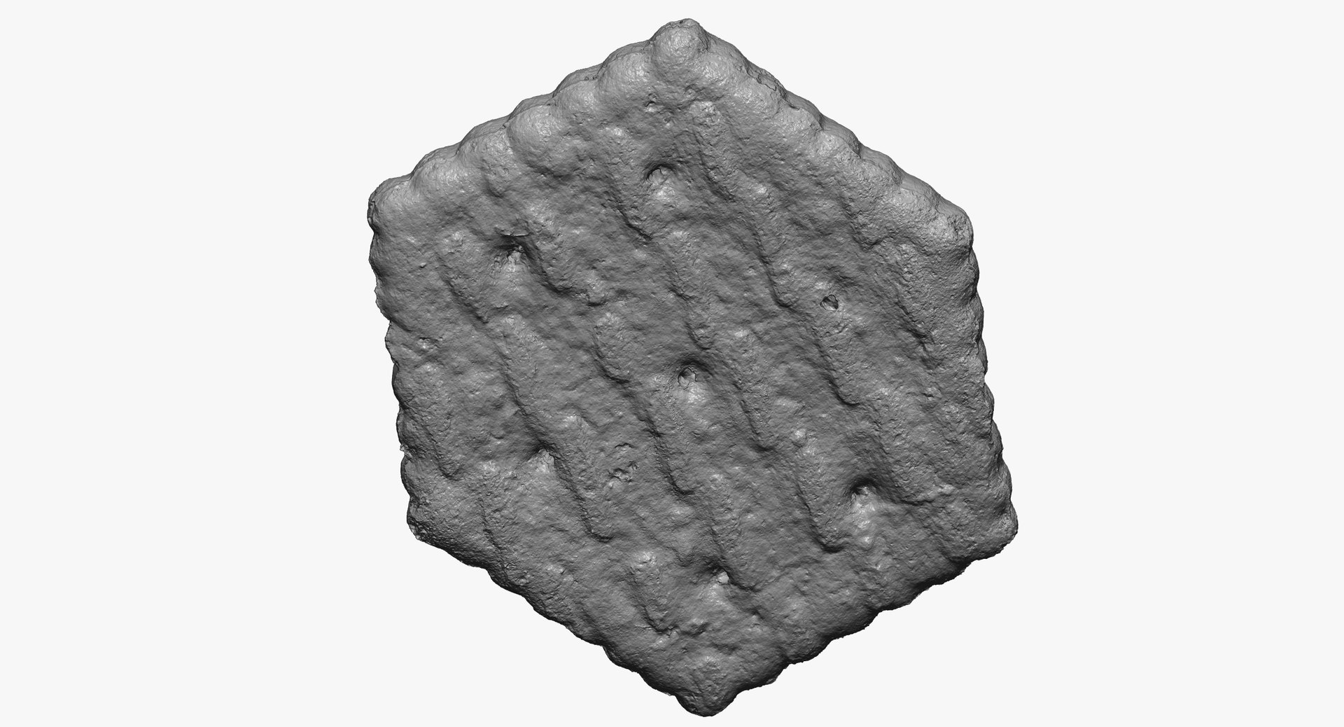 3D Cracker Hexagon 01 Raw Model - TurboSquid 1534849