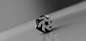 Mecanum wheel 3D model