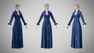 Dress 29 Cyber Polygon Mesh