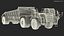 Heavy Duty Dump Trailer Dirty Rigged für Maya