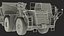 Heavy Duty Dump Trailer Dirty Rigged für Maya