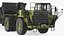 Heavy Duty Dump Trailer Dirty Rigged für Maya