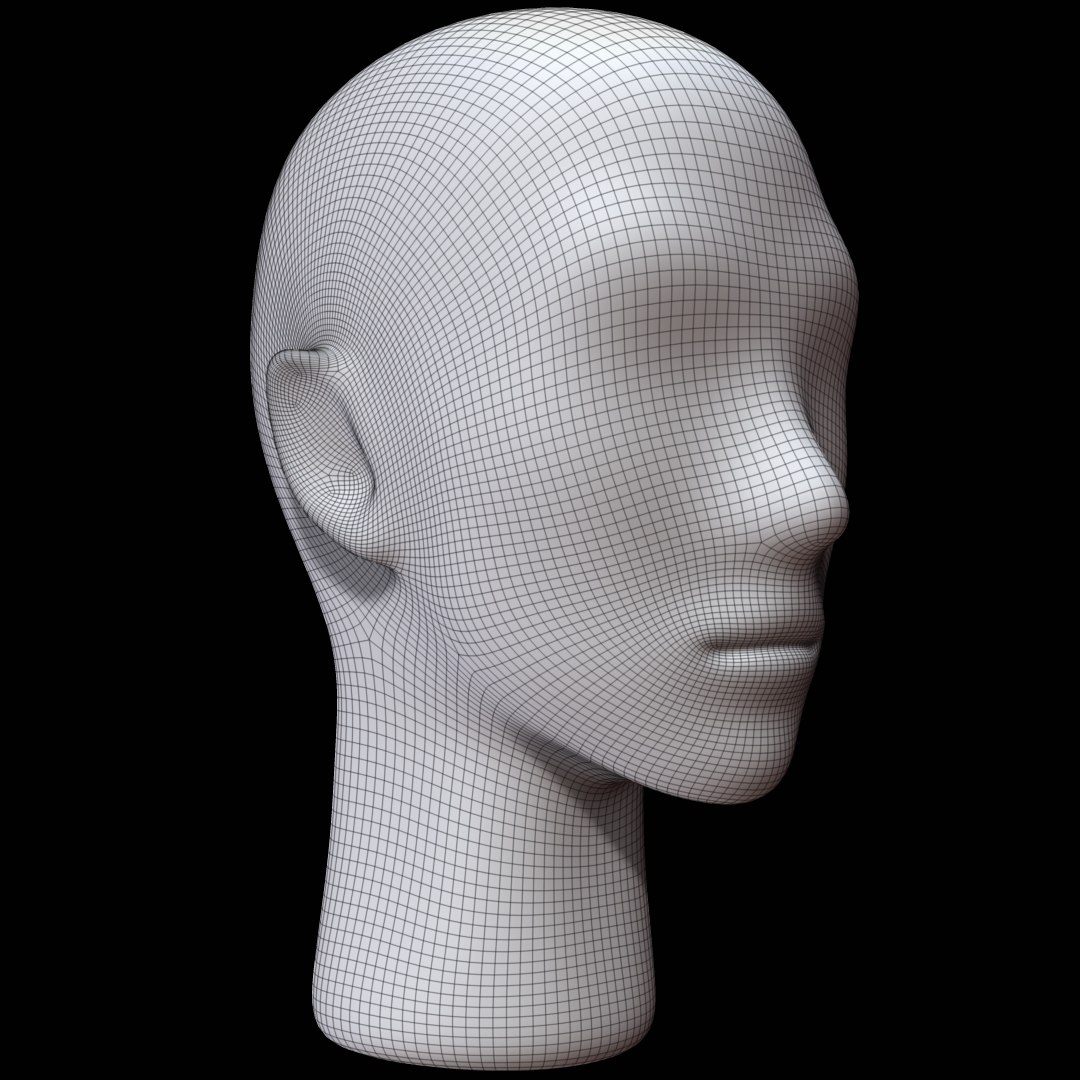 3D model mannequin head - TurboSquid 1246476